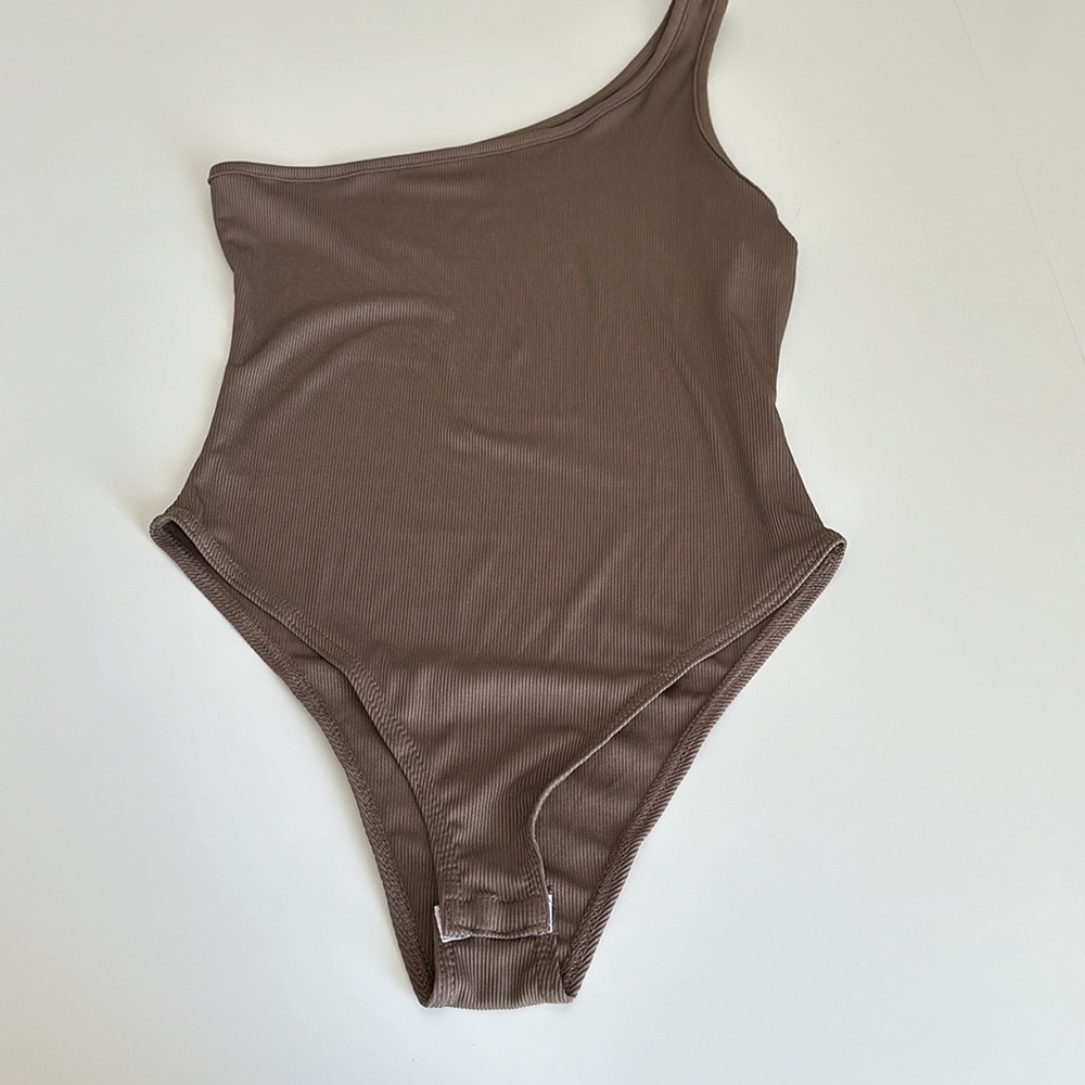 Women Body Suit One Shoulder Tank